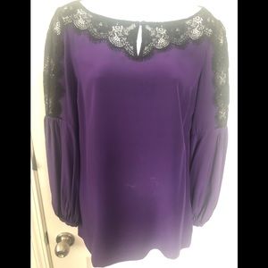 Tory Burch Silk Lace Blouse